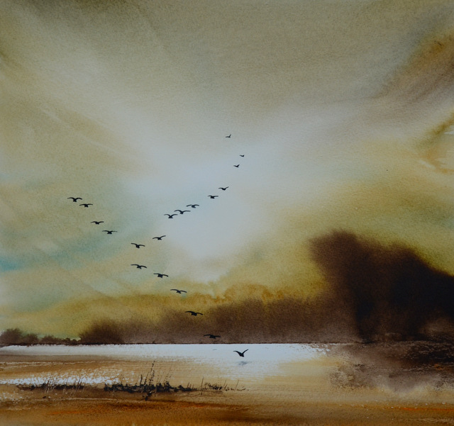 Keith Nash landscape and marine artist in watercolours